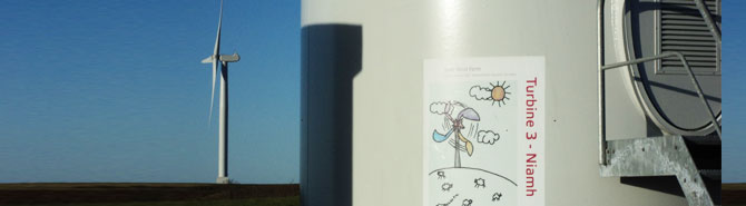 Tullo windfarm infrastructure