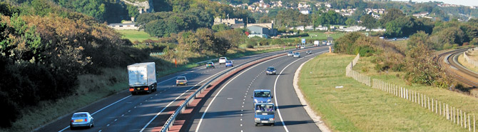 A55 Llanddulas to Pensarn maintenance