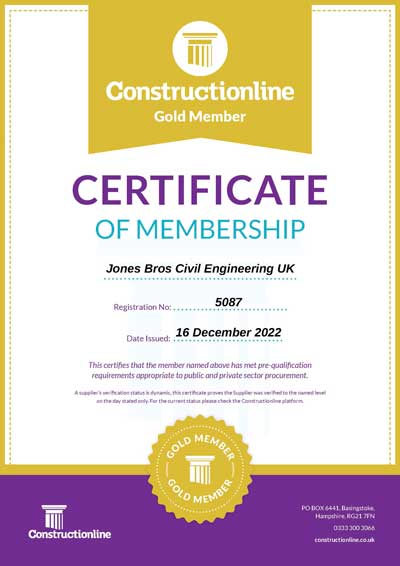 Constructionline Gold Award